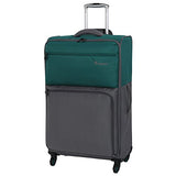it luggage Duotone 4 Wheel Lightweight 3 Piece Set, Teal Green Steel Gray