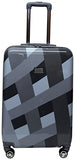 Nicole Miller Rainbow 24" Hard-Sided Luggage Spinner (Silver)