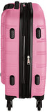Rockland Luggage Melbourne 20 Inch Expandable Abs Carry On Luggage, Pink, One Size