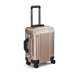 Zero Halliburton Geo Aluminum 3.0-Carry-on 4-Wheel Spinner, Black