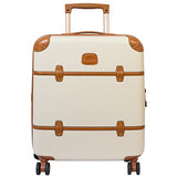 Bric's Luggage Bellagio Ultra-Light 21 Inch Carry On Spinner Trunk, Cream, One Size