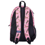 Wildkin 15 Inch Kids Backpack for Boys & Girls, 600-Denier Polyester Backpack for Kids, Features Padded Back & Adjustable Strap, Perfect Size for School & Travel Backpacks, BPA-free (Horses in Pink)