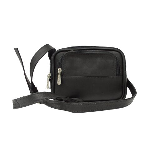 Piel Leather Traveler'S Camera Bag, Black, One Size