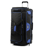 Travelpro Bold 30" Rolling Duffle Bag With Drop Bottom, Blue/Black