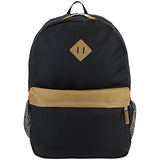 Eastsport Lightweight Stylish Daypack (Black/Beige)