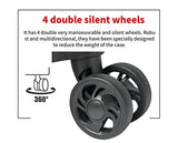 AOUZE Practical Luggage Suitcase Lightweight Expandable Lock Rotator 20 Inches 24 Inches 28 Inches Ultra-Lightweight But Very Durable Suitable for Outdoor Use (Color : Blue)