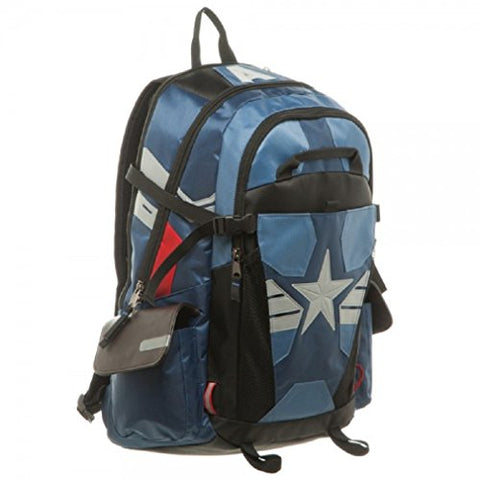 Marvel Civil War Captain America Laptop Backpack