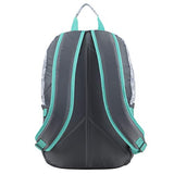 Fuel Dynamo Multipocket Active Backpack with Front Webbing Molle Loops, Ash Gray/Henna Paisley Print/Turquoise Trim