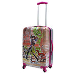 Fashionable Mia Toro Izak-Stylish Traveller Hardside Spinner Luggage 3PC w/10-Year Warranty- SPRING