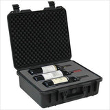 T.Z. Case International T.Z Compact 3-Bottle Wine Case, Molded Polypropylene, Black