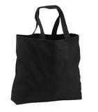 3dRose Gabriella B - Quote - Image of Because Box Color Quote - Tote Bags - Black Tote Bag JUMBO