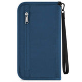 Gonex Passport holder RFID Blocking Travel Wallet with Removable Wristlet Strap for Men& Women,