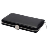 BOBILIKE Credit Card Holder RFID Blocking Wallet Leather ID Card Case for Women, Dark Blue