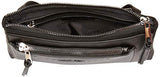 Calvin Klein Lane Nylon Key Item Belt Bag Fanny Pack, black/silver