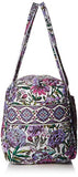 Vera Bradley Iconic Large Travel Duffel, Signature Cotton, Lavender Meadow
