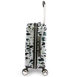 Bebe Women'S Abigail 21" Hardside Carry-On Spinner Luggage, Winter Leopard