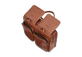 Mancini Leather Goods Double Compartment Briefcase for 15.6" Laptop and Tablet