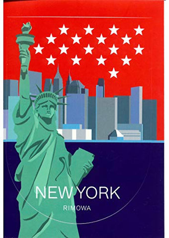 RIMOWA New York USA country sticker for Topas, Original, Salsa, Essential series for luggage and carry on"Made in Germany"