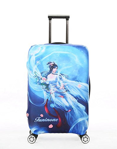"Dofover" Luggage Cover Protective Polyester Spandex Fashion suitcase Cover with Zipper for