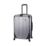 Mia Toro Italy Ferro Hard Side 29" Spinner Luggage, ALUMINUM