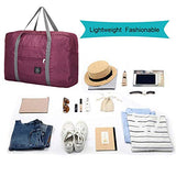 G4Free Lightweight Foldable Travel Duffel Bag Carry-on Luggage Airlines Trip Tote Bag Accessories