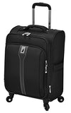 London Fog Knightsbridge 20" Expandable Spinner Carry-On, Black