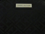 Tommy Hilfiger Makeup Bags Set of 2 Cosmetic Bags (Black Tonal Large Logo)