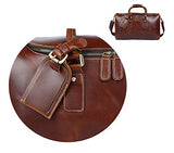 Genuine Leather Luggage Tag Travel Flight Bag ID Label Business Card Holder Name Address ID Bag Tag