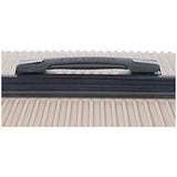 Kenneth Cole Reaction Wave Rush 28" Lightweight Hardside PET 8-Wheel Spinner Expandable Checked Suitcase, Champagne