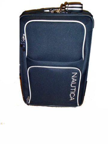 Nautica 25Rx Rolling Catamaran Collection Suitcase, Navy/White