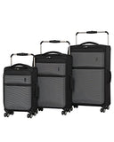 it luggage World's Lightest Debonair 31.5" 8-Wheel Spinner, Black/White