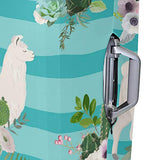 GIOVANIOR Llama Cactus Luggage Cover Suitcase Protector Carry On Covers