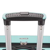 U.S. Traveler Cypress Colorful 3-Piece Hardside Spinner Luggage Set, Mint