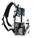 Casual Backpack,Cheerleader Dancers Figure Silhouette Is,Business Daypack Schoolbag For Men Women Teen