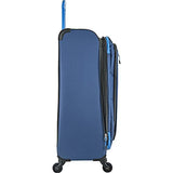 Columbia Kiger 26" Expandable Spinner Suitcase, COAL/NIGHT TIDE BLUE