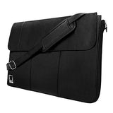 Lencca Axis Vegan Leather For 13.5" Laptops With Removable Shoulder Strap (Lenaxis13Blk)