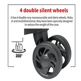 3 Piece Set Luggage Sets Women Men Teens Travel Suitcase with Lightweight TSA Lock Spinner, Home Outdoor Carry On Luggage with 4 Double Silent Wheels Adjustable Handle 20in 24in 28in, Gray