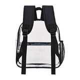 Clear Mini Backpack Stadium Approved, Water proof Transparent Backpack for Work & Sport Event