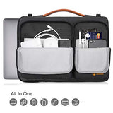 tomtoc Original 15.6 Inch Laptop Shoulder Bag with CornerArmor Patent & Accessory Pocket, 360°