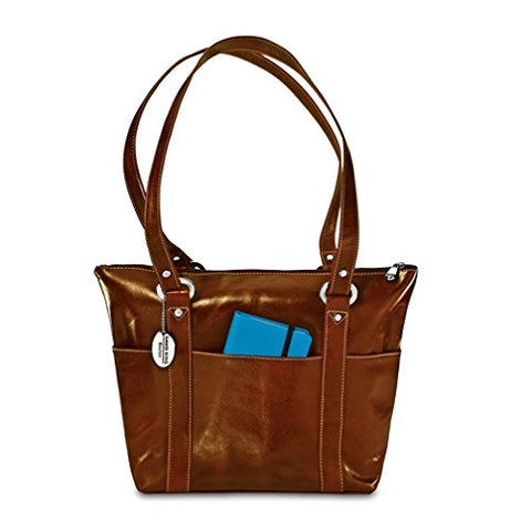 David King & Co. Florentine 6 Pocket Shopper 3543 Red, Honey, One Size