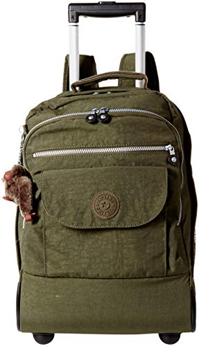Kipling Sanaa Large Jaded Green Wheeled Backpack, JADEDGREEN