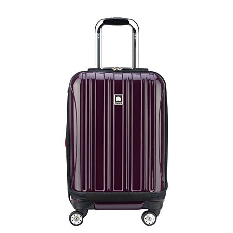 Delsey Luggage Helium Aero, International Carry On Luggage, Front Pocket Hard Case Spinner