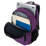 Kenneth Cole Reaction Printed Dual Compartment 16” Laptop & Tablet Backpack for School, Travel, & Work, White Marble, Laptop