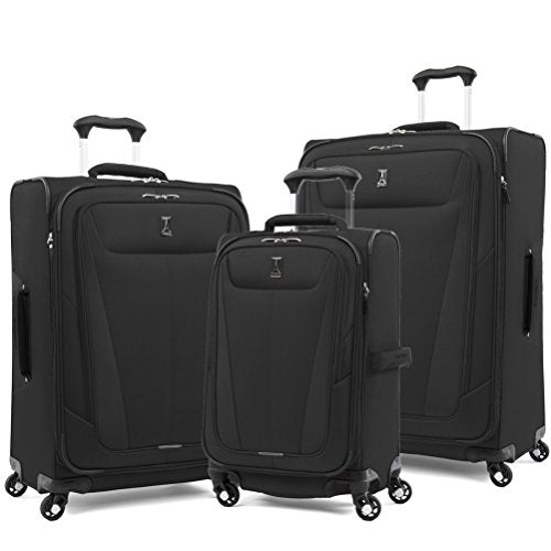 Travelpro Luggage Maxlite 5 | 3-Pc Set | 21" Carry-On, 25" & 29" Exp. Spinners (Black)