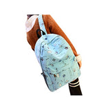 Doodle Canvas Backpack School Bags For Teen Girls Ruckack Backpack