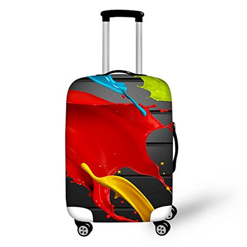 Bigcardesigns Luggage Protective Covers for 22"-25" Suitcase Elastic Fashion