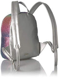 Betsey Johnson Rainbow Glitter Mini Backpack, mutli