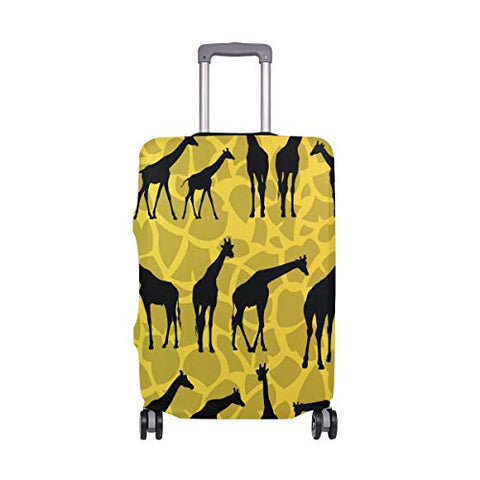 GIOVANIOR Giraffe Silhouettes Luggage Cover Suitcase Protector Carry On Covers