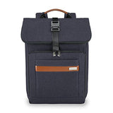 Briggs & Riley Kinzie Street Medium Foldover Backpack, Navy, One Size