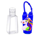 VHOPMORE Portable Empty Travel Bottles Set (5 Pack), 30 ml Leak Proof Refillable Liquid Containers Cute Cartoon Design Keychain Bottles Perfect for Travel, Outdoor Activities, Shcool